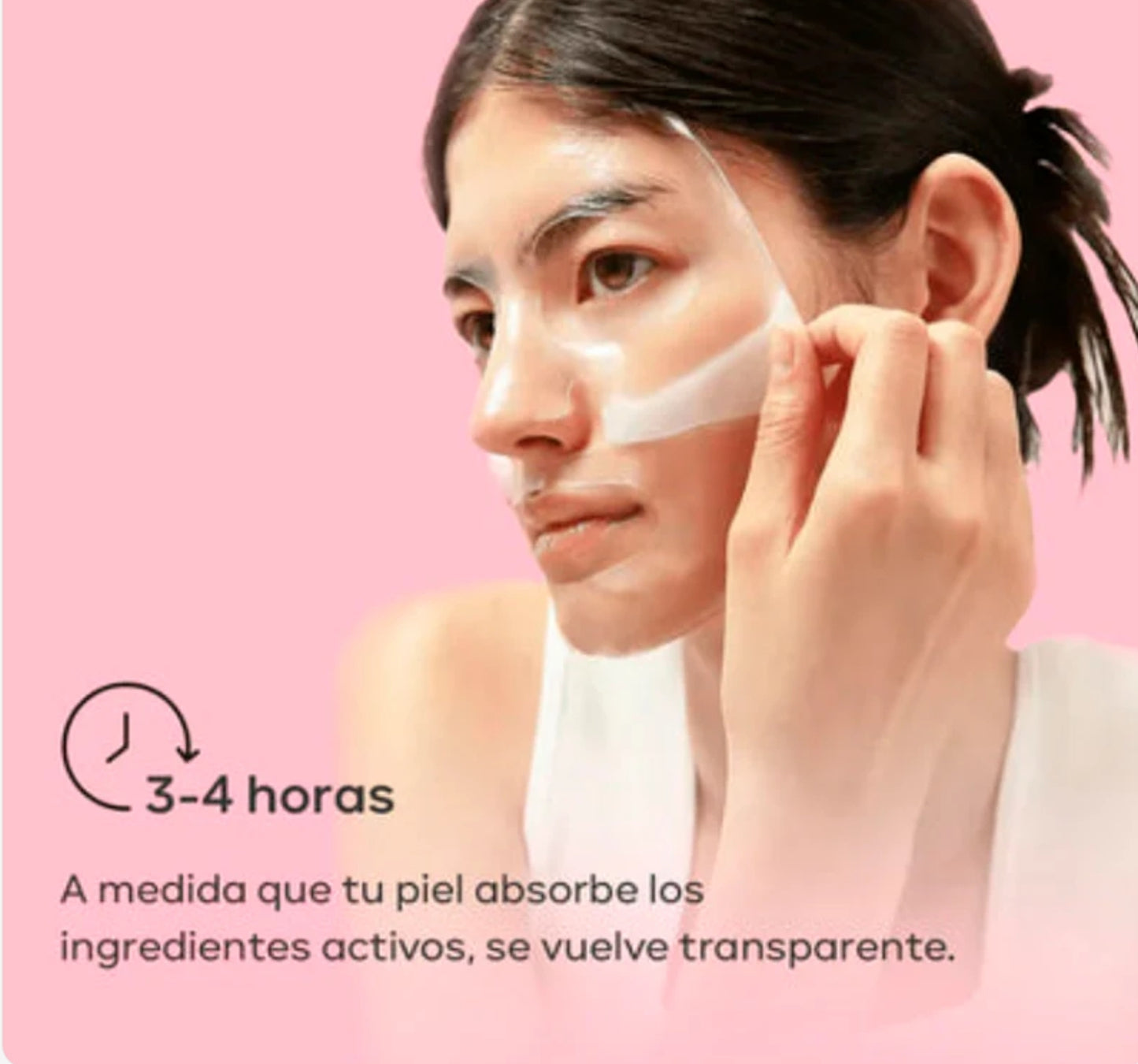 Mascarilla Facial Hidratante de Colageno